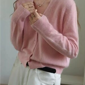 Cashmere wool Pale Pink Women's Sweater